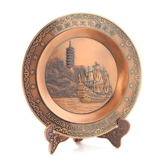 3D vara piemiņas šķīvis Metāla suvenīru šķīvis